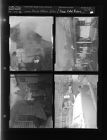 Third street house fire; Snow on car (4 Negatives) (January 13, 1958) [Sleeve 16, Folder a, Box 14]